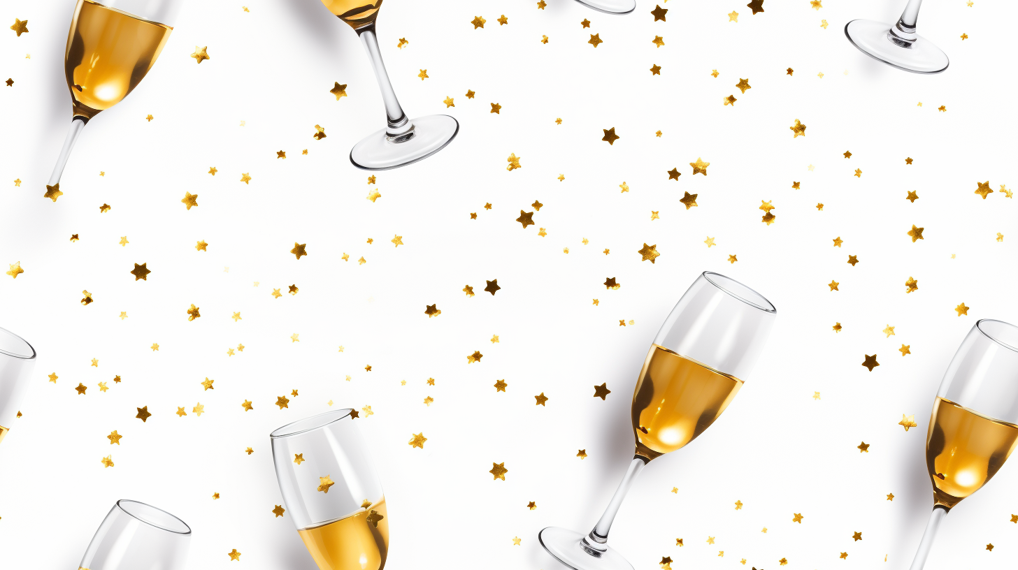 Champagne celebration