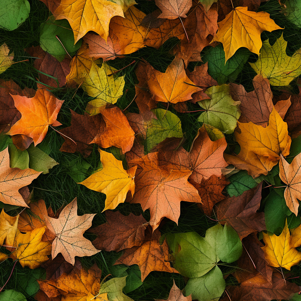 Autumn leaves background